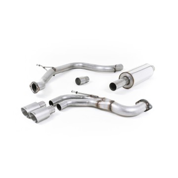 Seat Leon FR 2.0 TDI 184ps SC - Resonated (Quieter) Cat-Back Exhaust System with Titanium Tips