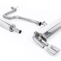 Seat Leon FR 1.4 TSI - Resonated (Quieter) Cat-Back Exhaust System with GT-80 Polished Trims