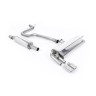 Seat Leon FR 1.4 TSI - Resonated (Quieter) Cat-Back Exhaust System with GT-80 Polished Trims