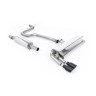 Seat Leon FR 1.4 TSI - Resonated (Quieter) Cat-Back Exhaust System with GT-80 Cerakote Black Trims
