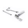 Seat Leon FR 1.4 TSI - Non-Resonated (louder) Cat-Back Exhaust System with GT-80 Polished Trims
