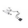 Seat Leon FR 1.8 TSI 180ps - Road+ (Part-Resonated) Cat-Back Exhaust System with Cerakote Black GT-80 Trims