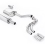 Seat Leon FR 1.8 TSI 180ps - Road+ (Part-Resonated) Cat-Back Exhaust System with Polished GT-80 Trims