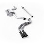 Seat Leon FR 1.8 TSI & VW Golf MK7.5 1.5TSI - Non-Resonated (Louder) Cat-Back Exhaust System with Cerakote Black GT-80 Trims (GTD Style)