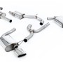 Seat Leon ST Cupra 300 (Non GPF Models) - Resonated (Quieter) Cat-Back Exhaust System with Polished Oval Tips
