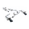 Seat Leon ST Cupra 300 (Non GPF Models) - Resonated (Quieter) Cat-Back Exhaust System with Cerakote Black Oval Tips