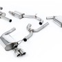 Seat Leon ST Cupra 300 (Non GPF Models) - Resonated (Quieter) Cat-Back Exhaust System with Polished Quad GT Round Tips