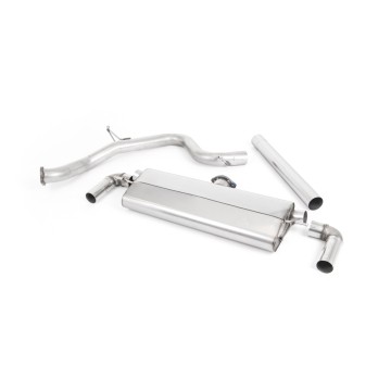 Seat Leon Cupra 290 (GPF Models) - Non-Resonated (Louder) Cat-Back Exhaust System with Quad GT-80 Polished Tips