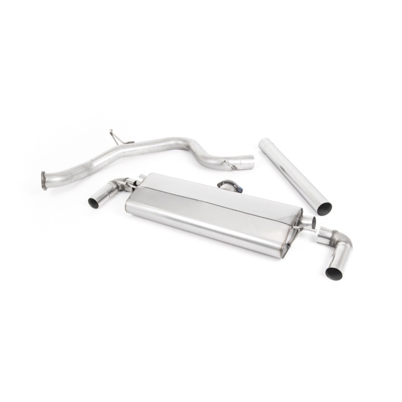 Seat Leon Cupra 290 (GPF Models) - Non-Resonated (Louder) Cat-Back Exhaust System with Quad GT-80 Polished Tips