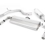 Seat Leon Cupra 300 2.0 TSI (Non GPF Models) - Road+ Cat-Back Exhaust System with Cerakote Black Oval Tips