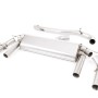Seat Ateca Cupra 300 4Drive (GPF Models) - Non-Resonated (Louder) GPF/OPF-Back Exhaust System with GT-100 Burnt Titanium Trims