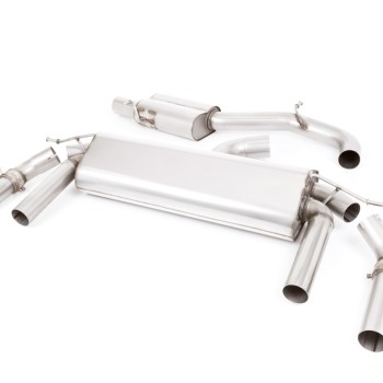 Seat Ateca Cupra 300 4Drive (GPF Models) - Resonated (Quieter) GPF/OPF-Back Exhaust System with GT-100 Titanium Trims