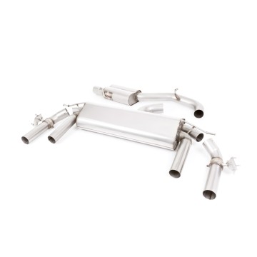 Seat Ateca Cupra 300 4Drive (GPF Models) - Resonated (Quieter) GPF/OPF-Back Exhaust System with JET-100 Carbon Trims