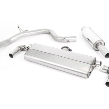 Seat Leon Cupra 290 (GPF Models) - Resonated (Quieter) Cat-Back Exhaust System with Quad GT-80 Polished Tips