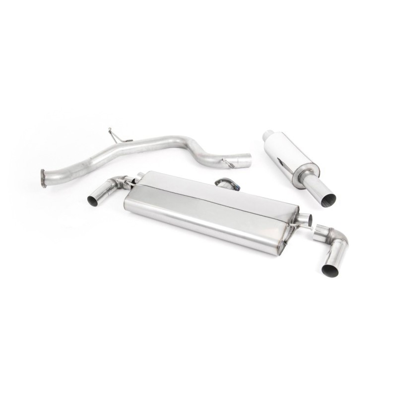 Seat Leon Cupra 290 (GPF Models) - Resonated (Quieter) Cat-Back Exhaust System with Quad GT-80 Polished Tips