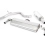 Seat Leon Cupra 290 (GPF Models) - Resonated (Quieter) Cat-Back Exhaust System with Dual Cerakote Black Oval Tips