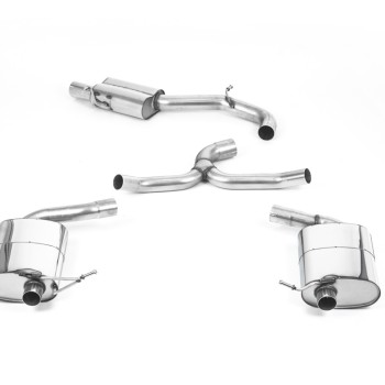 Seat Leon ST Cupra 300 (GPF Models) - Cat-Back Exhaust System with Polished Oval Tips - EC Approved