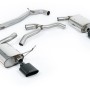Seat Leon Cupra MK4 ST 310 & ST Cupra 300 - Non-Resonated (Louder) Cat-Back Exhaust System with Cerakote Black Oval Tips