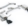 Seat Leon Cupra MK4 ST 310 & ST Cupra 300 - Non Resonated (Louder) Cat-Back Exhaust System with Cerakote Black Quad GT-80 Trims