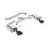 Seat Leon Cupra MK4 ST 310 & ST Cupra 300 - Non Resonated (Louder) Cat-Back Exhaust System with Cerakote Black Quad GT-80 Trims