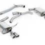 Seat Leon Cupra MK4 ST 310 & ST Cupra 300 - Non Resonated (Louder) Cat-Back Exhaust System with Polished Quad GT-80 Trims