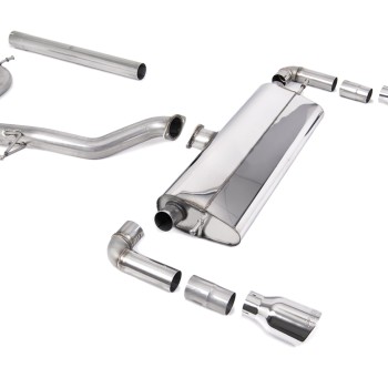 Seat Leon Cupra R 310ps - Non-Resonated (Louder) Cat-Back Exhaust System with GT-100 Polished Trims