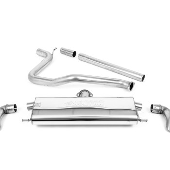 Seat Leon FR 1.5 eTDSI MK4 (GPF Models) - Non-Resonated (Louder) Particulate Filter-back with Downturn Outlets