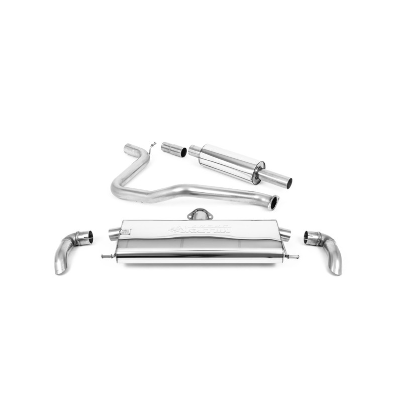 Seat Leon FR 1.5 eTDSI MK4 (GPF Models) - Resonated (Quieter) Particulate Filter-back with Downturn Outlets