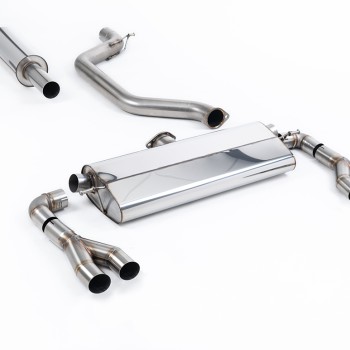 Seat Leon Cupra MK4 300ps (GPF Models) - Resonated (Quieter) 80mm OPF/GPF Back System - Fits to OE Tips