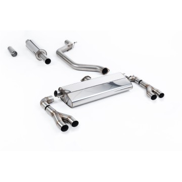 Seat Leon Cupra MK4 300ps (GPF Models) - Resonated (Quieter) 80mm OPF/GPF Back System - Fits to OE Tips