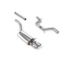 Skoda Octavia vRS 2.0 TSI/2.0T FSI - Non-Resonated (Louder) Cat-Back Exhaust System with Twin Polished Trims