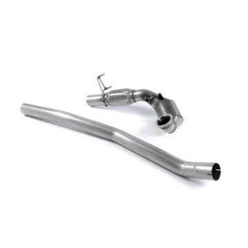 Seat Leon ST Cupra & Skoda vRS 2.0 TSI - Stainless Steel Cast Large Bore Downpipe with Hi-Flow Sports Catalyst (For Milltek Race Cat-Back)