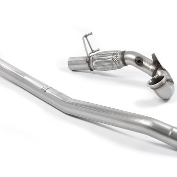 Seat Leon ST Cupra & Skoda vRS 2.0 TSI - Stainless Steel Cast Large Bore Downpipe with Catalyst Delete (For Milltek Cat-Back)