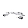 Skoda Octavia vRS 2.0 TSI 220/230/245ps - Resonated (Quieter) Cat-Back Exhaust System - Uses OE Tips