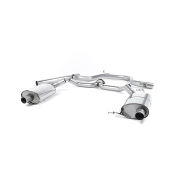 Skoda Octavia vRS 2.0 TSI 220/230/245ps - Non-Resonated (Louder) Cat-Back Exhaust System - Uses OE Tips
