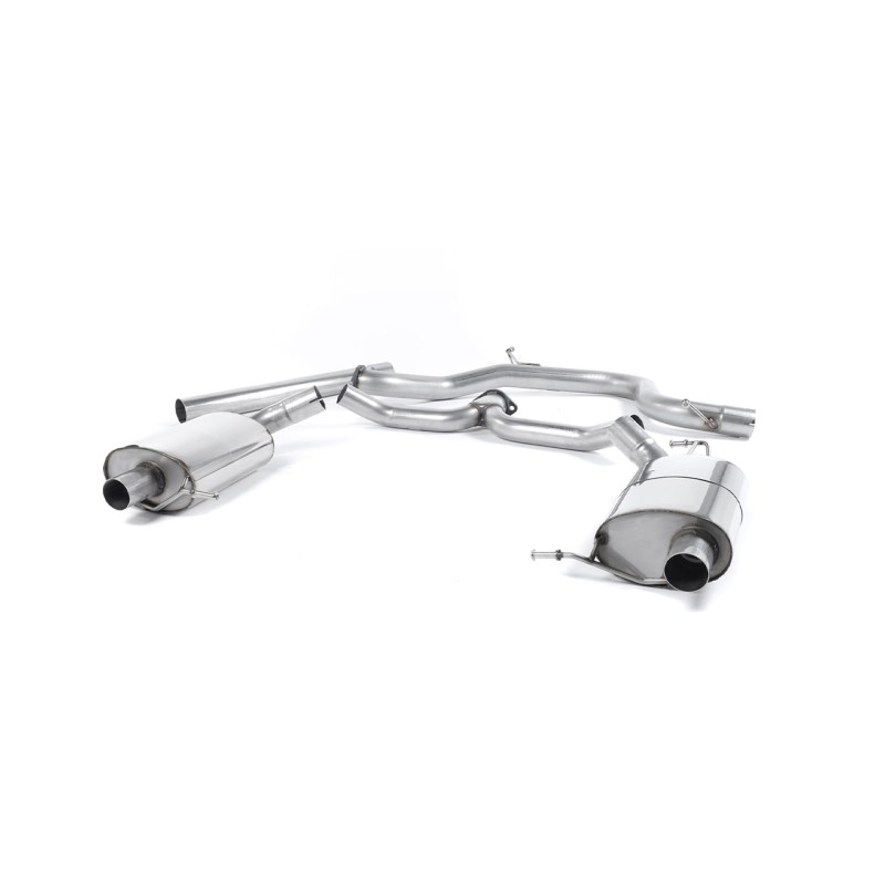 Skoda Octavia vRS 2.0 TSI 220/230/245ps - Non-Resonated (Louder) Cat-Back Exhaust System - Uses OE Tips