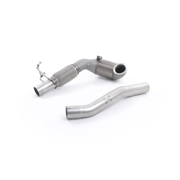 Seat Leon ST Cupra & Skoda vRS 2.0 TSI - Stainless Steel Cast Downpipe with Race Cat (For Milltek Cat-Back)
