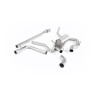 Suzuki Swift Sport 1.4 BoosterJet - Non-Resonated (Louder) Cat-Back Exhaust System with GT-115 Cerakote Black Trims