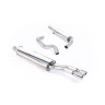VW Bora/Jetta 1.8T/1.9TDI - Resonated (Quieter) Cat-Back Exhaust System with Twin Polished Tips