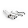 Seat Leon Cupra (1.8T/1.9 TDI) & VW Golf MK4 GTI (1.8T/1.9 TDI) - Non-Resonated (Quieter) Cat-Back Exhaust System with Twin Polished Trims
