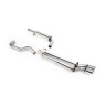Seat Leon Cupra (1.8T/1.9 TDI) & VW Golf MK4 GTI (1.8T/1.9 TDI) - Resonated (Quieter) Cat-Back Exhaust System with Twin Polished Trims