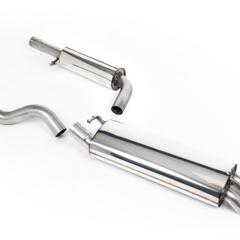 Seat Leon Cupra (1.8T/1.9 TDI) & VW Golf MK4 GTI (1.8T/1.9 TDI) - Resonated (Quieter) Cat-Back Exhaust System with Discrete Tips