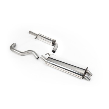 Seat Leon Cupra (1.8T/1.9 TDI) & VW Golf MK4 GTI (1.8T/1.9 TDI) - Resonated (Quieter) Cat-Back Exhaust System with Discrete Tips