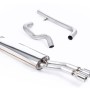 VW Bora/Jetta 1.8T/1.9TDI - Non-Resonated (Louder) Cat-Back Exhaust System with Polished Twin Tips