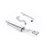 VW Bora/Jetta 1.8T/1.9TDI - Non-Resonated (Louder) Cat-Back Exhaust System with Polished Twin Tips