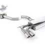 VW Scirocco GT 2.0 TSI 200ps - Resonated (Quieter) Cat-Back Exhaust System with Twin GT80 Trims