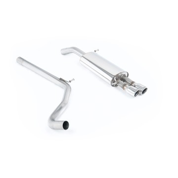 VW Polo GTI 1.8T - Non-Resonated (Louder) Cat-Back Exhaust System with Twin JET Trims
