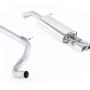 VW Polo GTI 1.8T - Non-Resonated (Louder) Cat-Back Exhaust System with Twin JET Trims