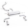 VW Golf GTi Mk6 - Non-Resonated (Louder) Cat-Back Exhaust System with Dual Polished Trims