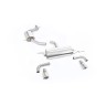 VW Golf GTi Mk6 - Resonated (quieter) Cat-Back Exhaust System with Dual Polished Trims